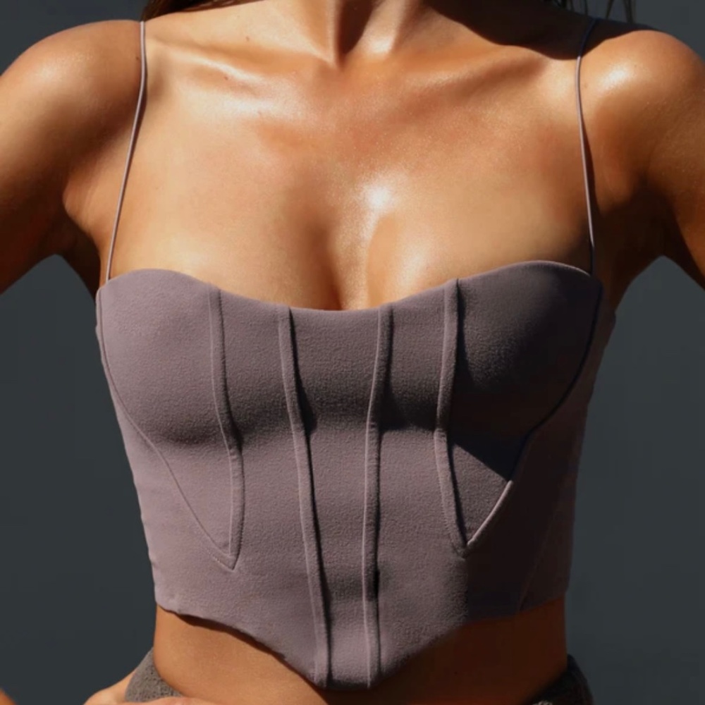 Joah Brown Contour Corset Sueded Mauve XS/S